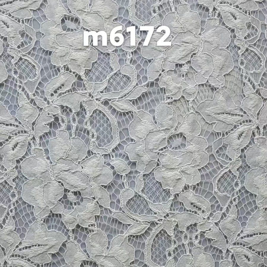 freedombeauty|Nylon Cotton Wave Lace Fabric Width 150 Pressed Yarn Flower High Quality Classic Style Clothing Wedding Dress Accessories