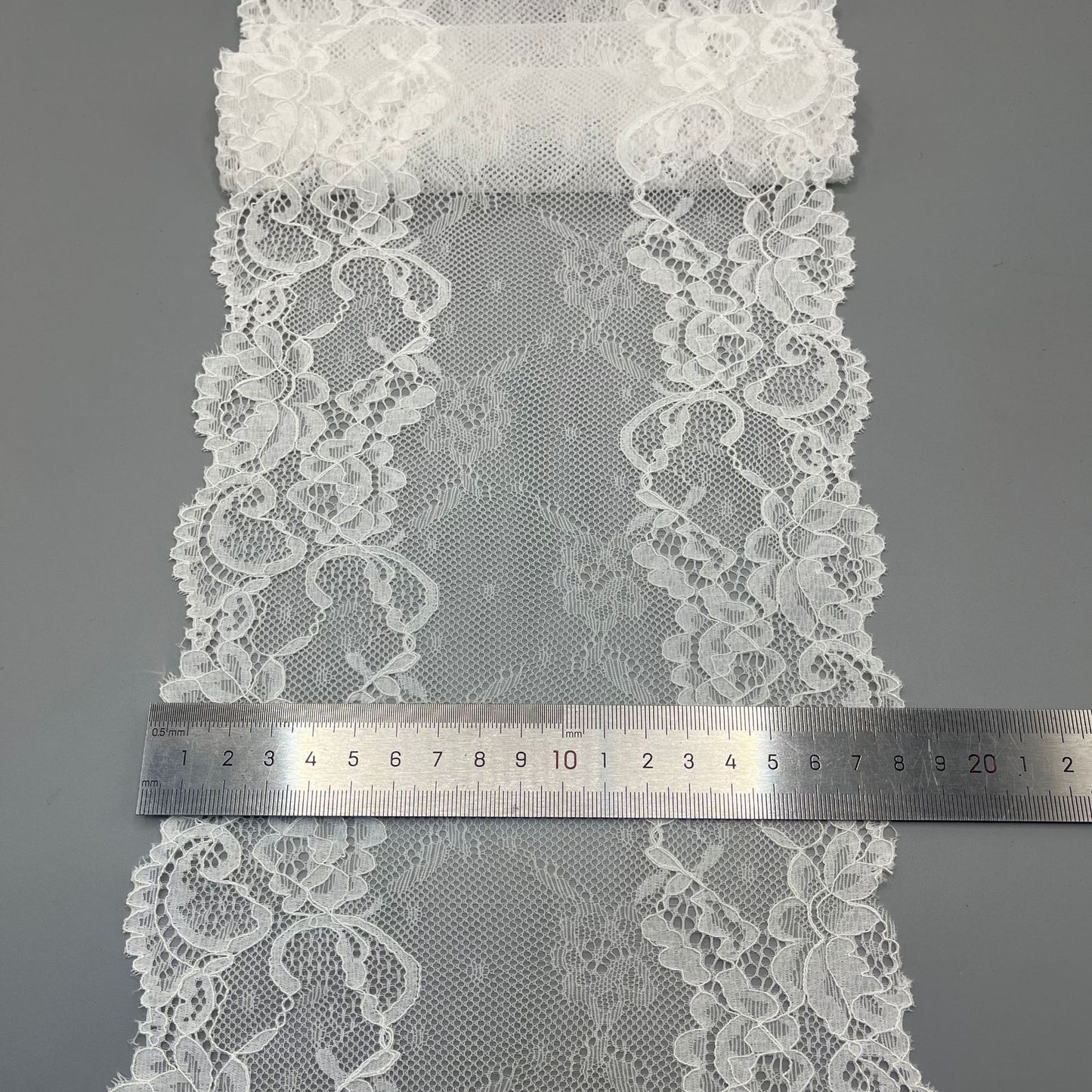 freedombeauty|18CM Soft Nylon Spandex Black and White Sock Decoration Elastic Lace Trim