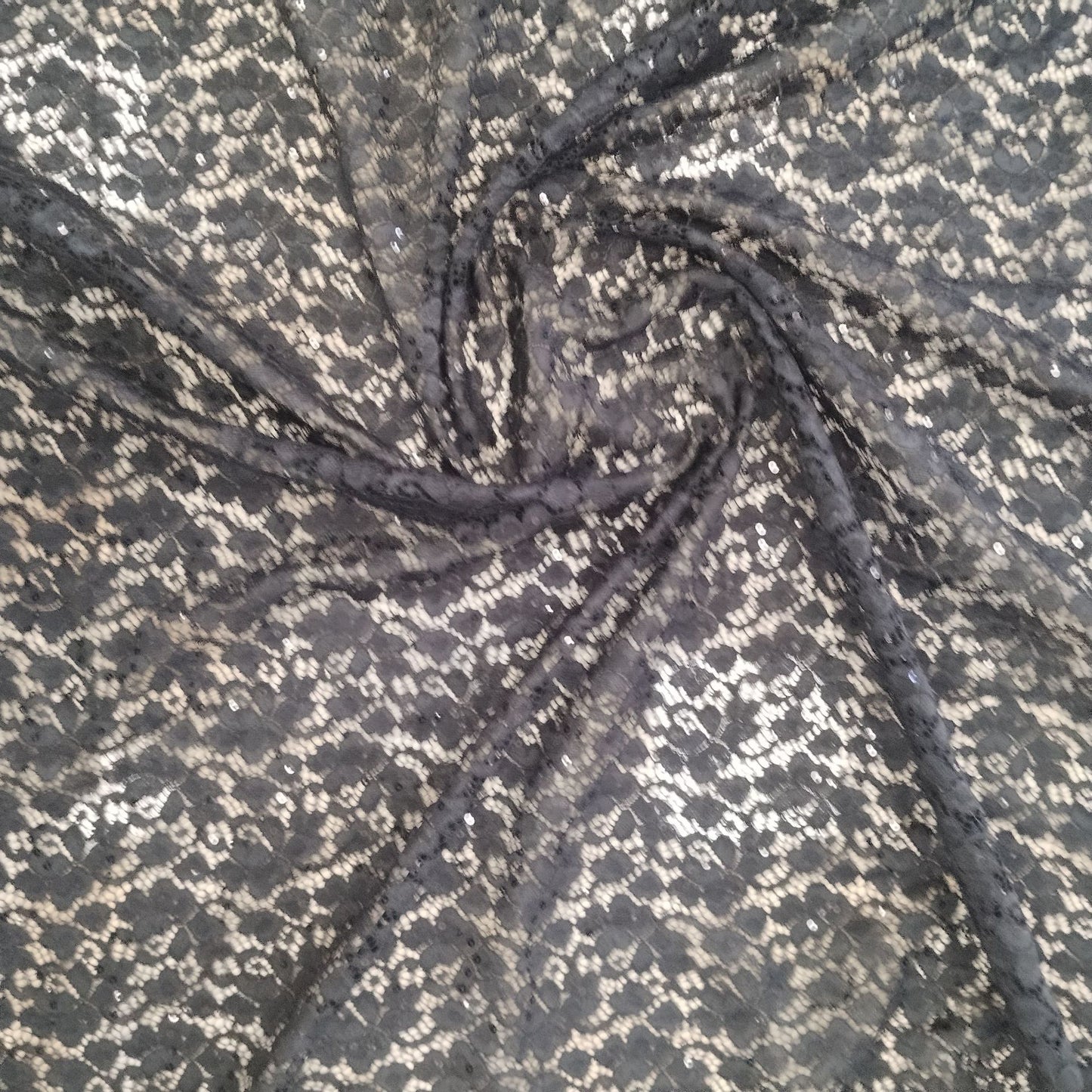 freedombeauty|Nylon Sequin Lace Fabric Full Pattern Lace Fabric Fashion Dress Wedding Dress Accessories Decoration