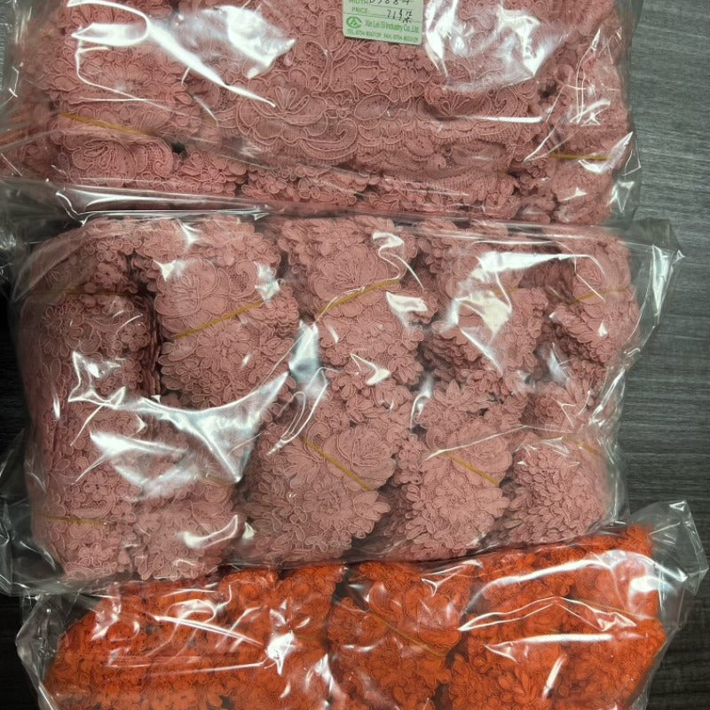 Freedombeauty | in Stock Color Flower Car Bone Thread Lace Flower Clothing Accessories Lace Flower