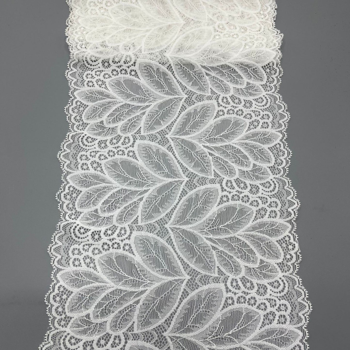 freedombeauty|20CM Outerwear and Underwear Garment Accessories Pure White Elastic Hollow Lace Nylon Lace