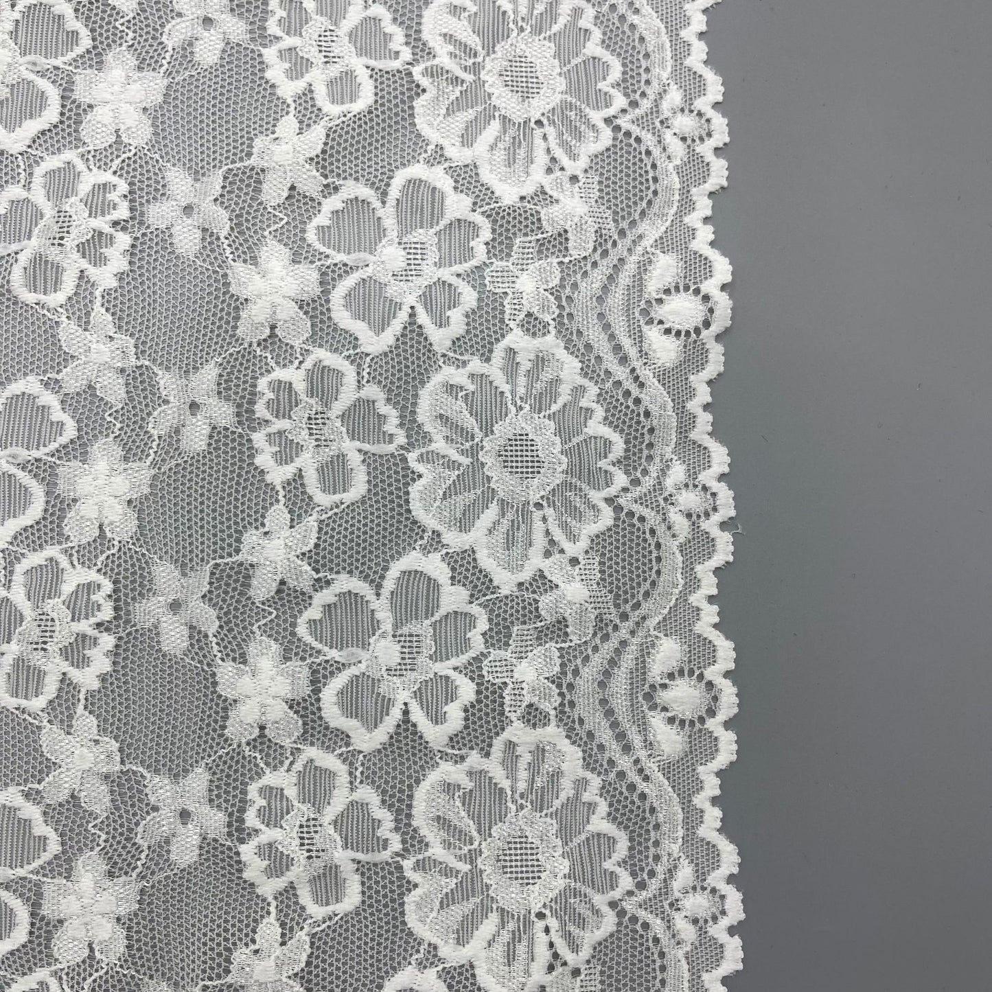 freedombeauty|20CM Nylon Lace Trim Elastic Lace Trim for Underwear Skirt Hem Gloves Socks Accessories