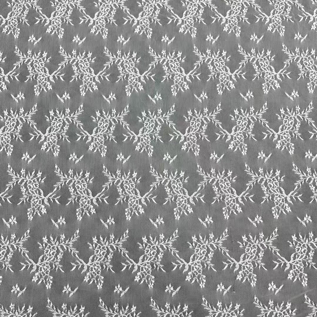 freedombeauty|Hot-Selling Lace Fabric Nylon Small Flower Stretch Lace Fabric Strapless Dress Clothing Lace Trim Fabric