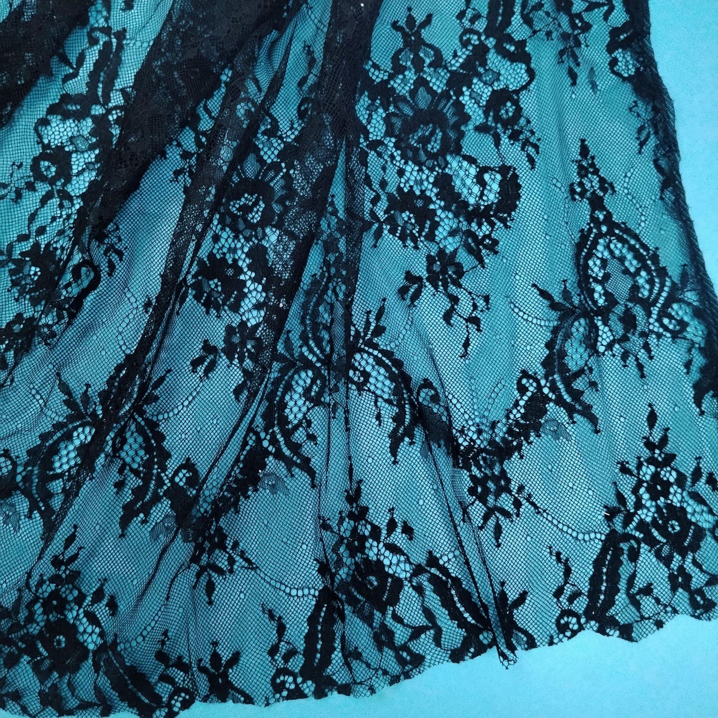 freedombeauty|Direct Supply Nylon Small Peony Thread Cut Lace Fabric Women's Pajamas Dress Decorative Lace Fabric Fashion Lace