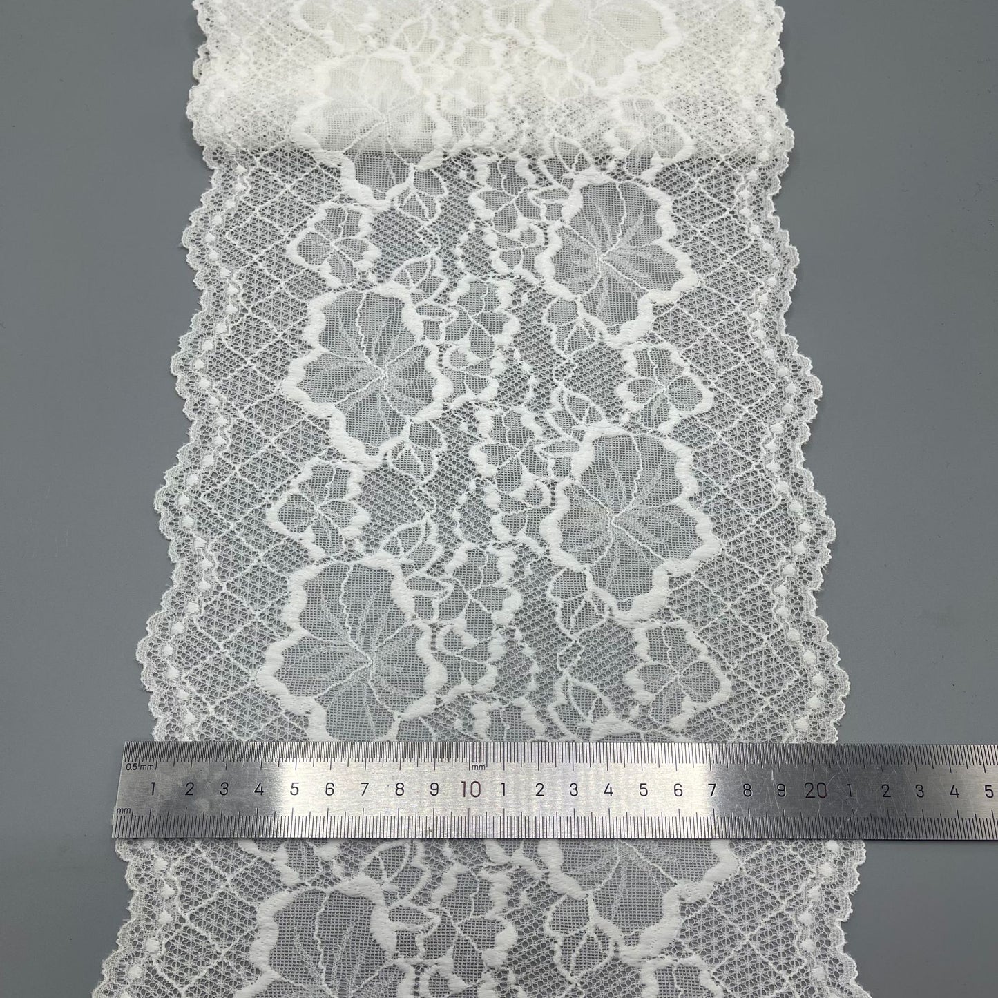 freedombeauty|21cm Wedding Dress Accessories White Hollow Lace Nylon Lace Trim Decoration Lace Accessories Edging