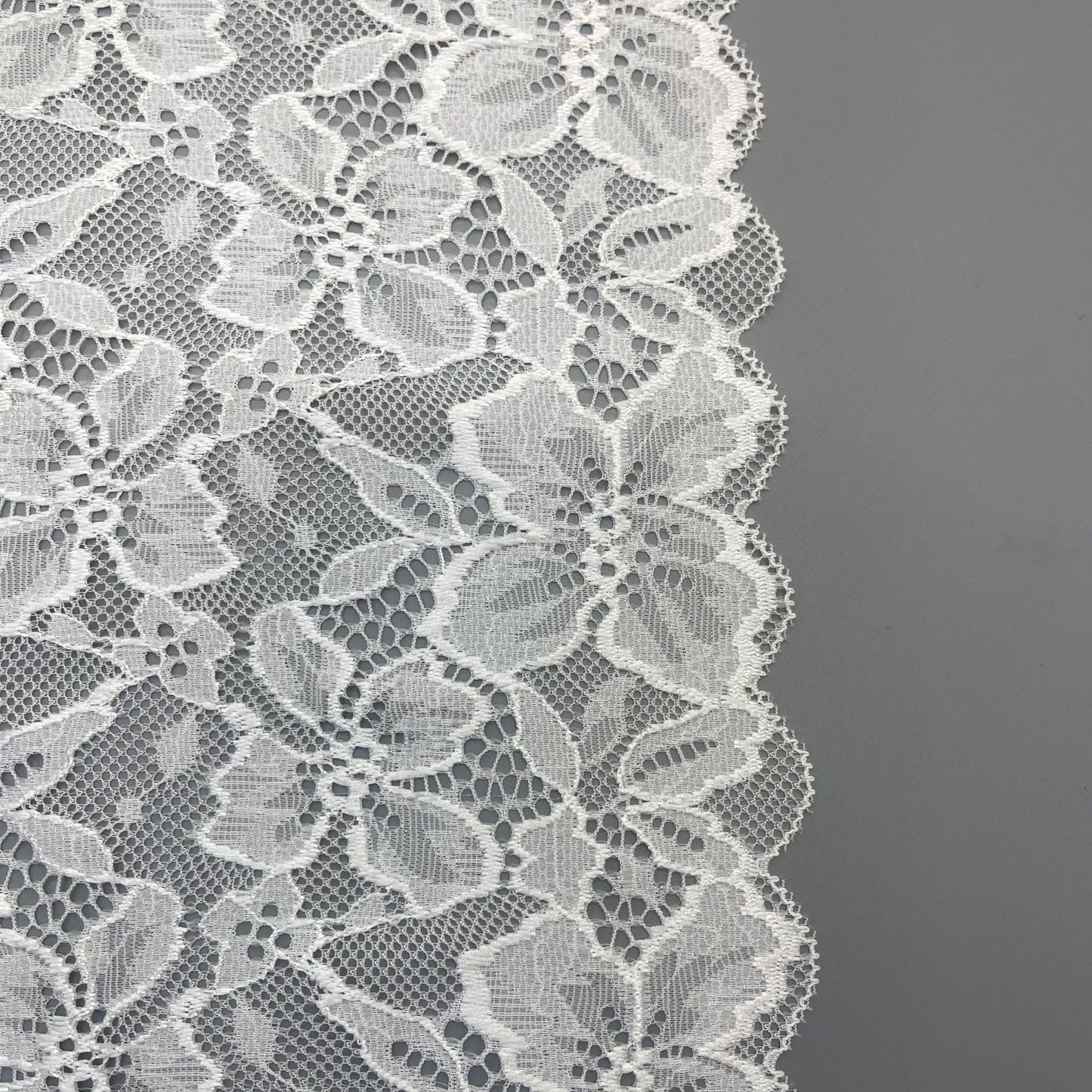 freedombeauty|18CM Underwear Wedding Dress Accessories White Nylon Elastic Hollow Lace Trim Embroidery