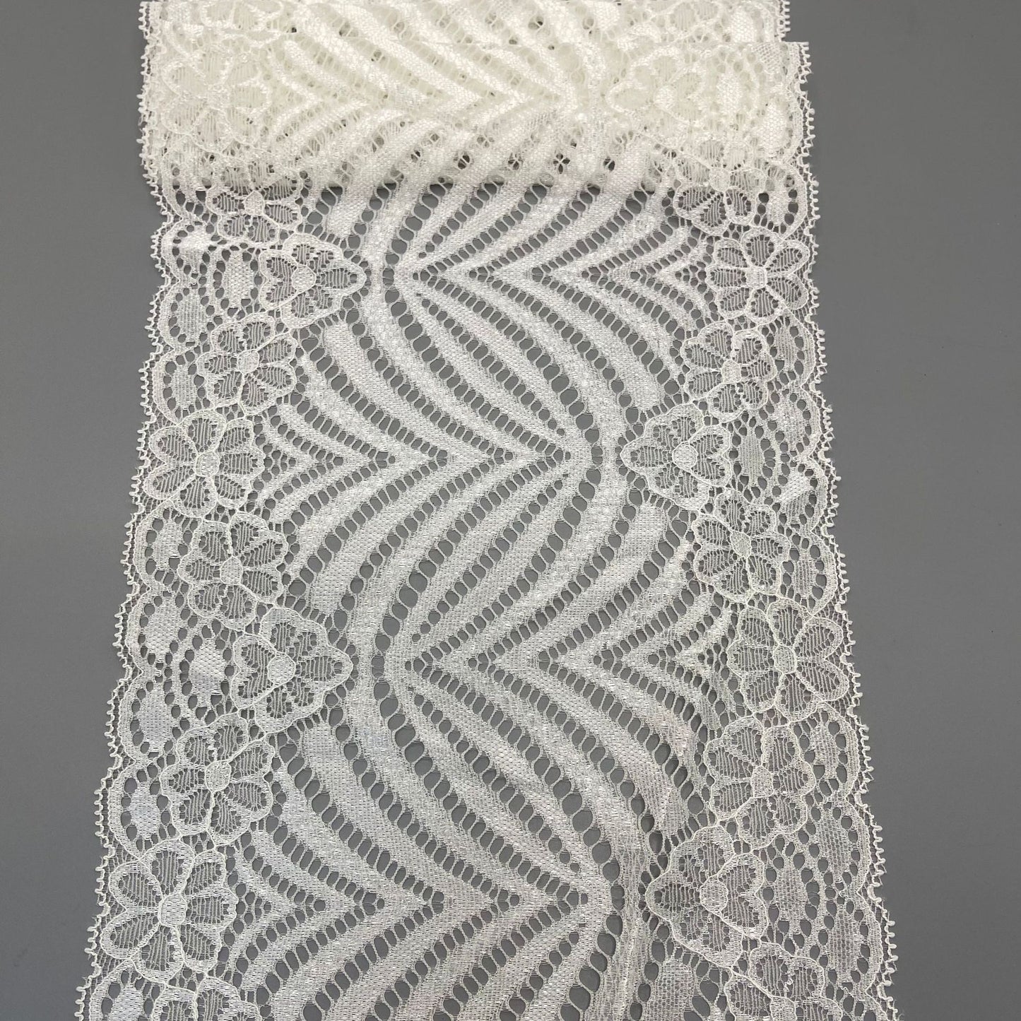 freedombeauty|30cm Lace Trim for Underwear and Wedding Dresses, Nylon Hollow Lace Trim, DIY Clothing Accessories Edging