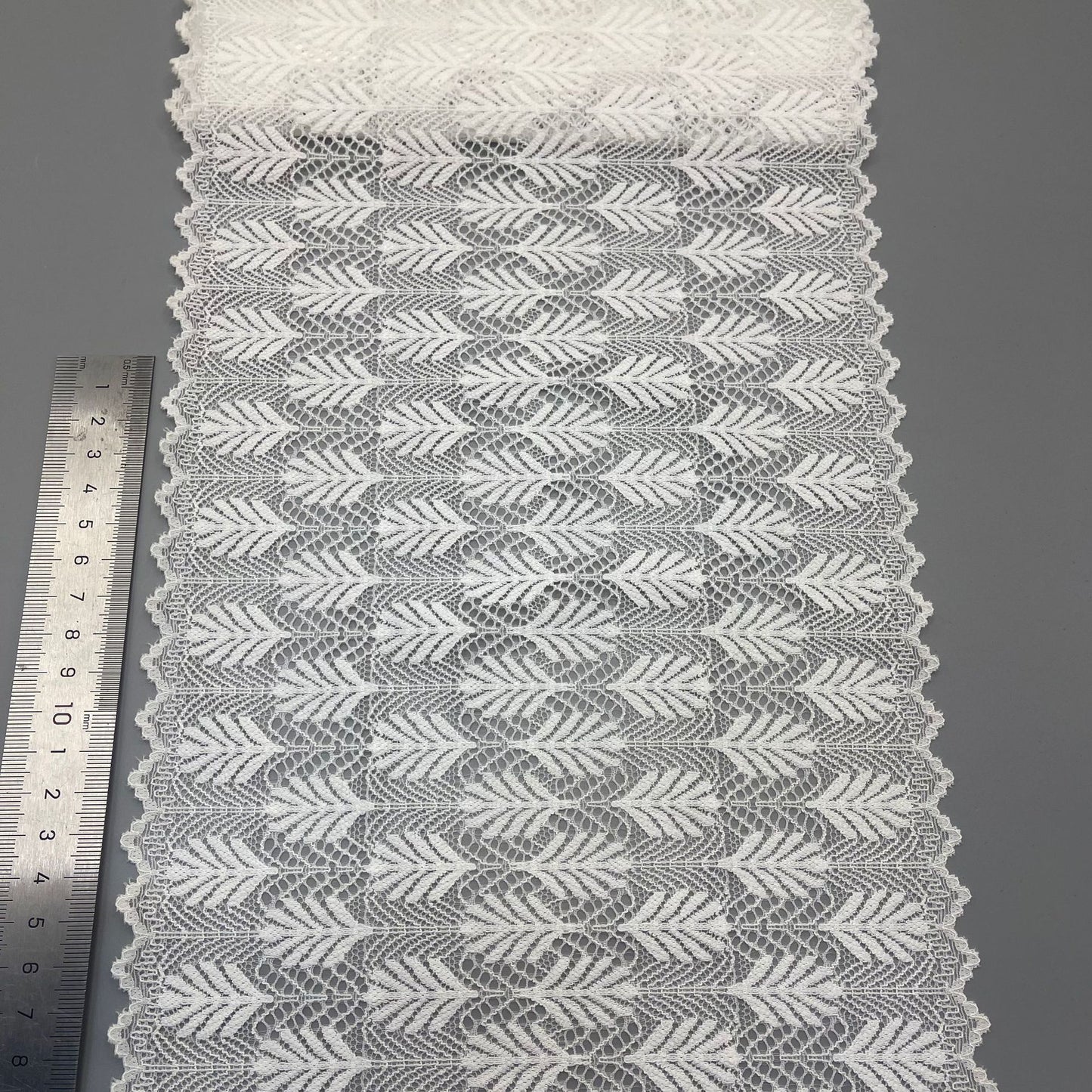 freedombeauty|21CM Water-Soluble Lace Milk Silk Polyester Silk Embroidery Fabric Women's Dress Lace Trim