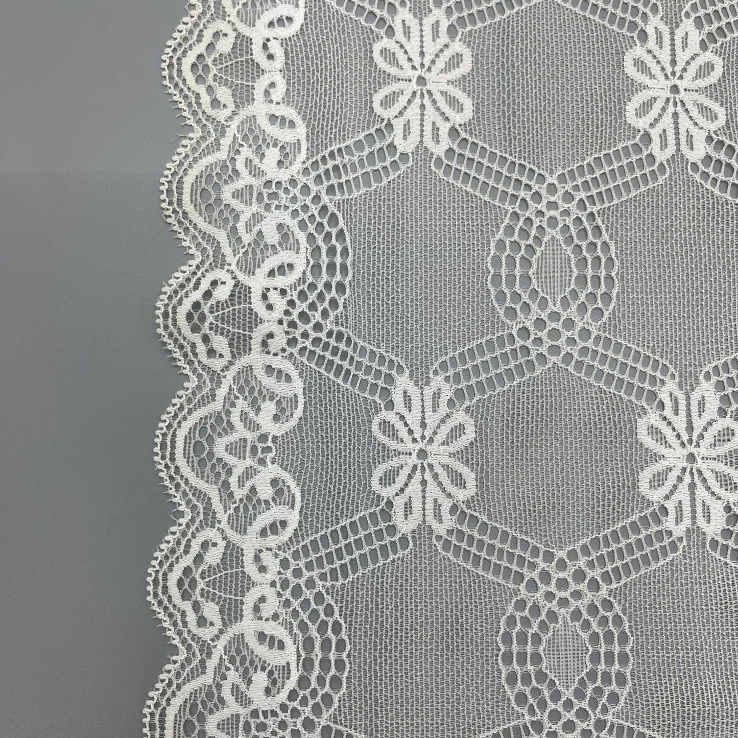 freedombeauty|18CM Nylon Lace Fabric Stretch Hollow Out Dress Sleepwear Lingerie Wedding Dress Accessories