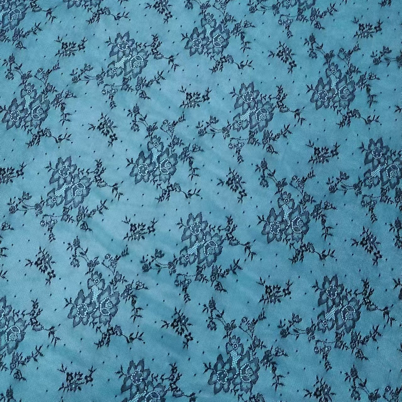 freedombeauty|Sexy Lace Fabric New Hot Sale Spring Summer Suitable for Little Girls Polyester Slightly Stretchy Thin Sheer Base Shirt Lace