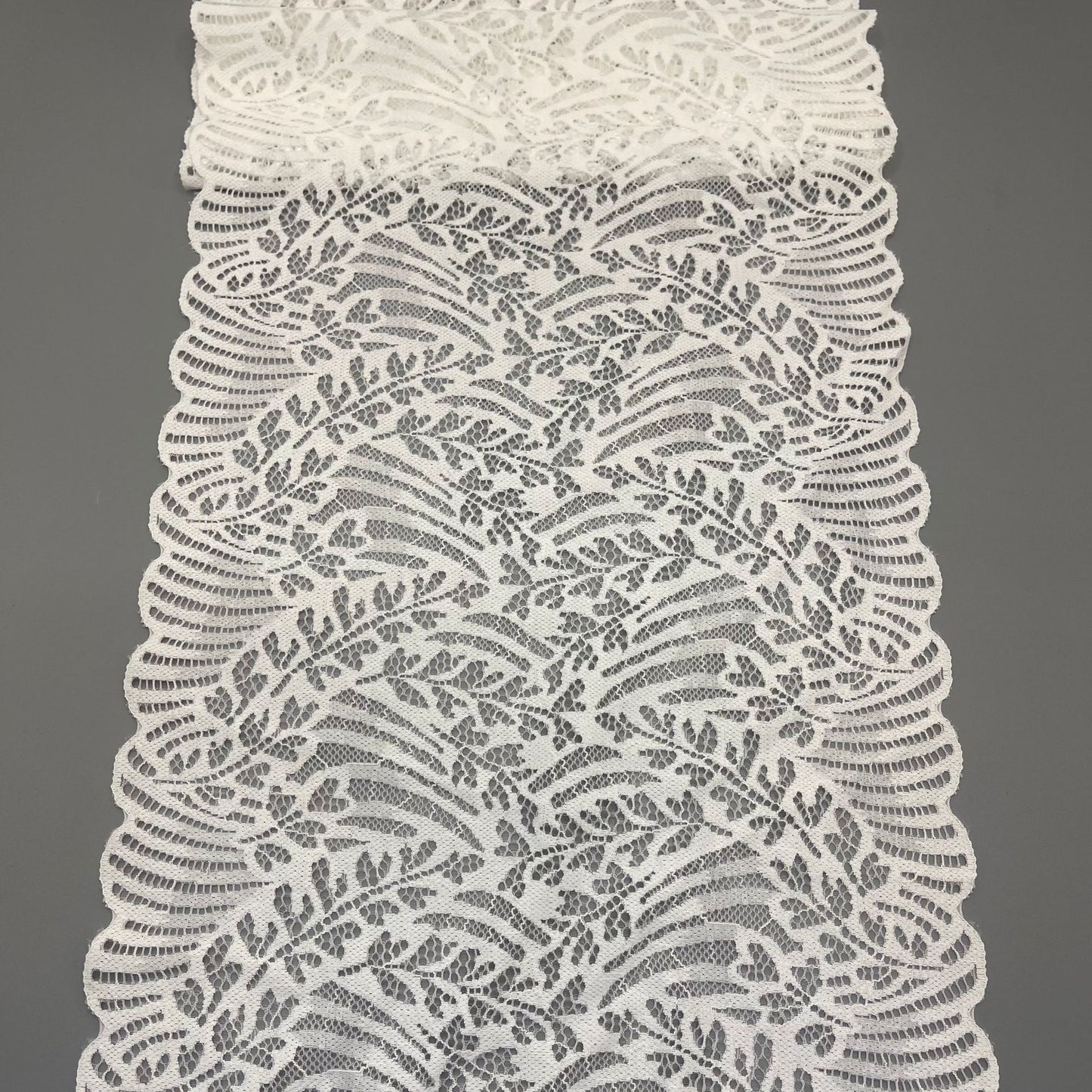 freedombeauty|23CM Elastic Lace Trim Garment Accessories DIY Wedding Dress Strapless, Dress, Curtain Decoration Fabric