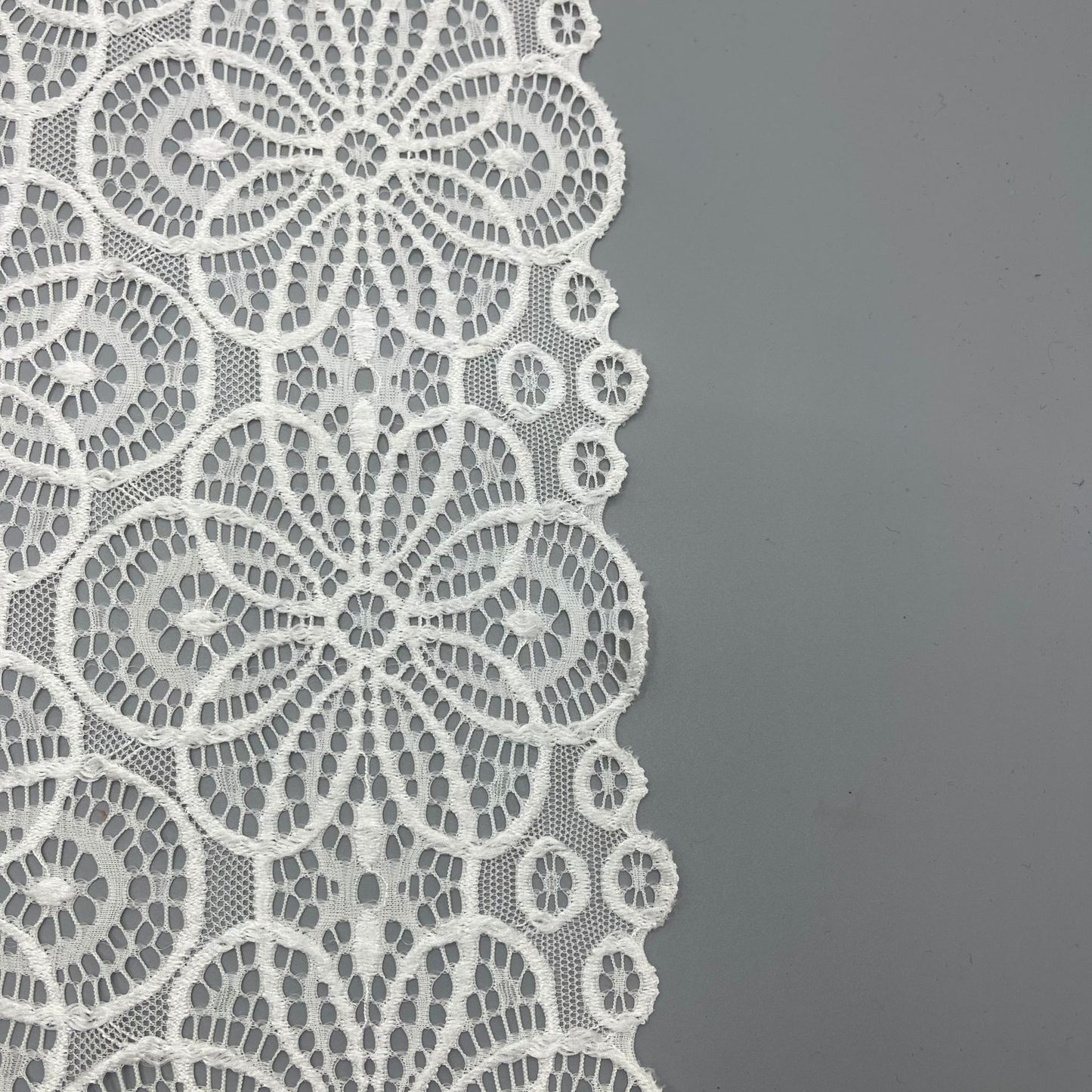 freedombeauty|21cm Lace Wedding Dress Accessories Nylon Lace Trim Hollow Handmade Materials DIY Custom Lace