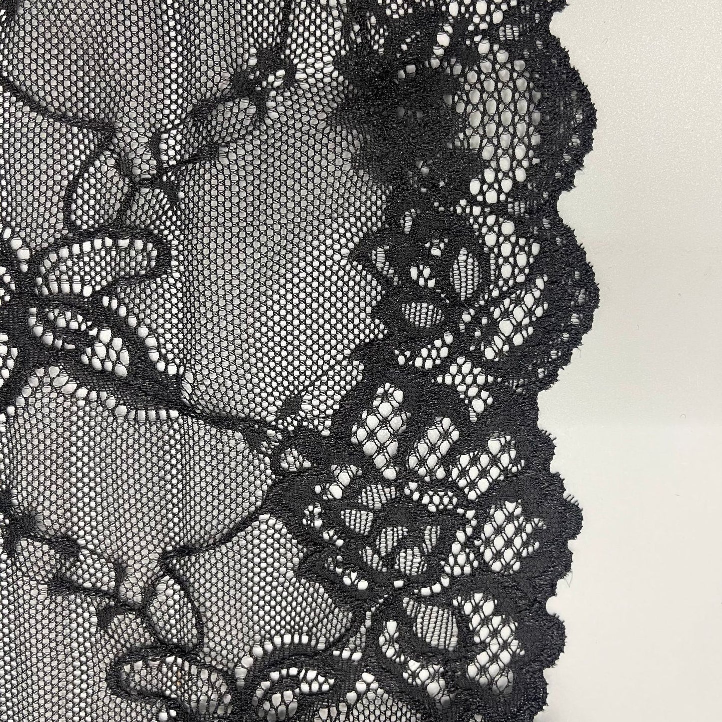 freedombeauty|17cm Elastic White Handmade Wedding Dress Lace Hollow Lace Nylon Garment Accessories Custom Lace