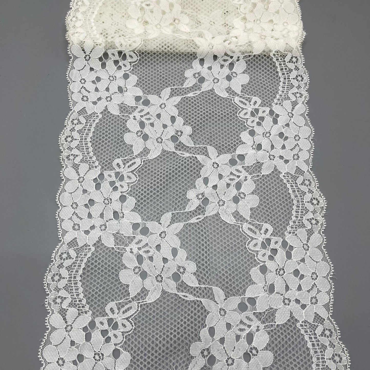 freedombeauty|22CM Stretch Lace Trim Lingerie Underwear Women's Dress Clothing Curtain Stretch Fabric