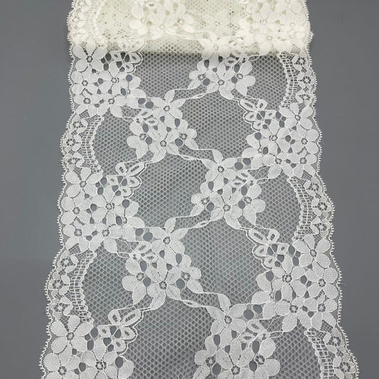 freedombeauty|22CM Stretch Lace Trim Lingerie Underwear Women's Dress Clothing Curtain Stretch Fabric