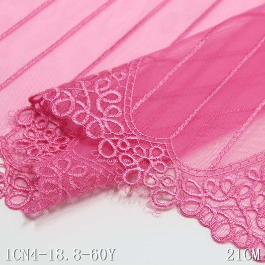 【1pack】-freedombeauty|Two-tone Single-sided Vintage Water-soluble Pattern Embroidery Lace Trim Curtain Sofa Cushion Lace Trim Accessories