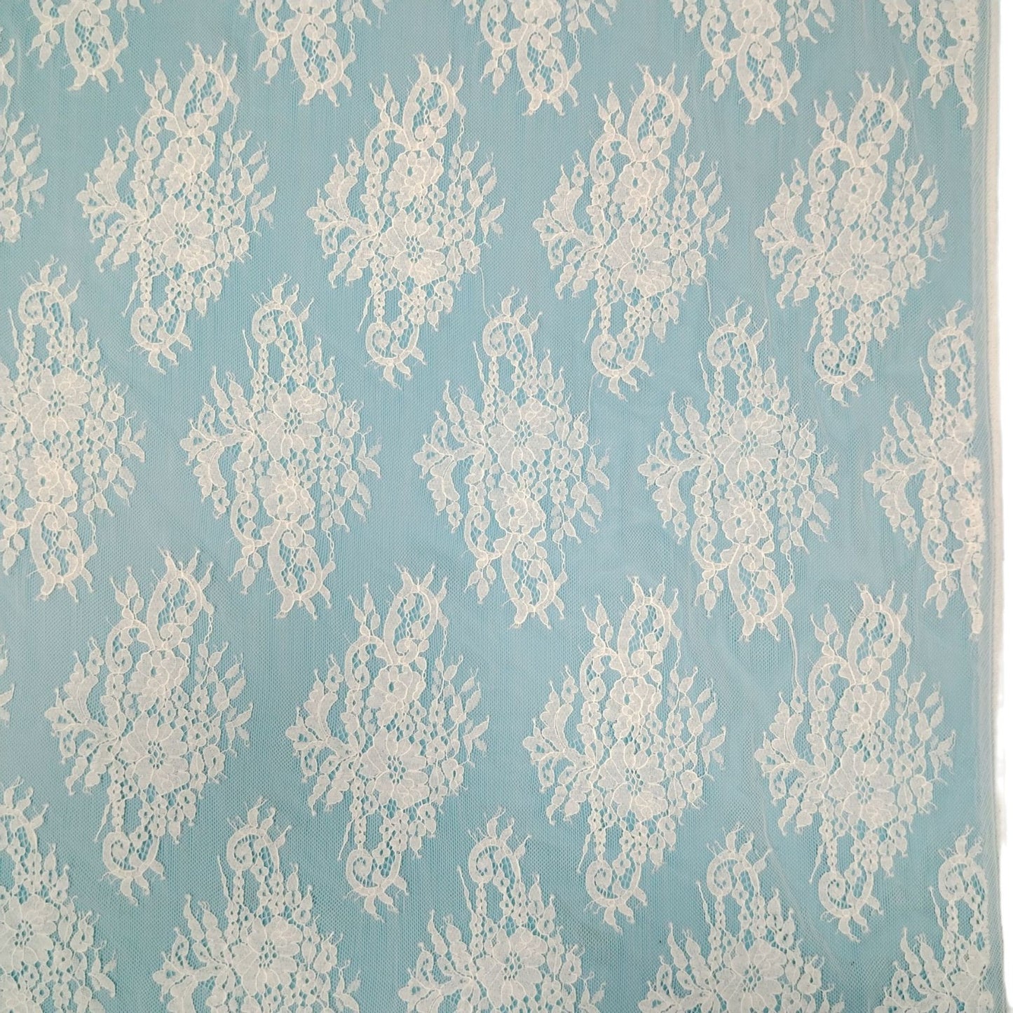 freedombeauty|Nylon Lace Fabric Full Pattern Ling Type Flower Lace Fabric Fashion Dress Wedding Dress Lace Fabric In Stock