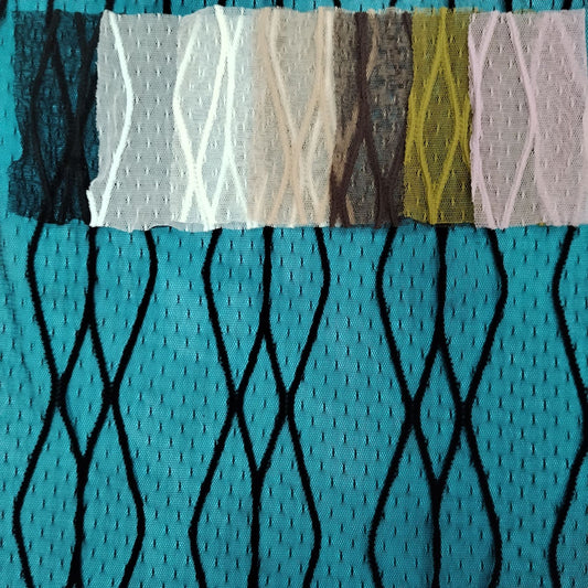 freedombeauty|Direct Sale Nylon Diamond Strip Clothing Mesh Base Layer Children's Skirt Underwear Lace High-end Skirt Jacquard Mesh