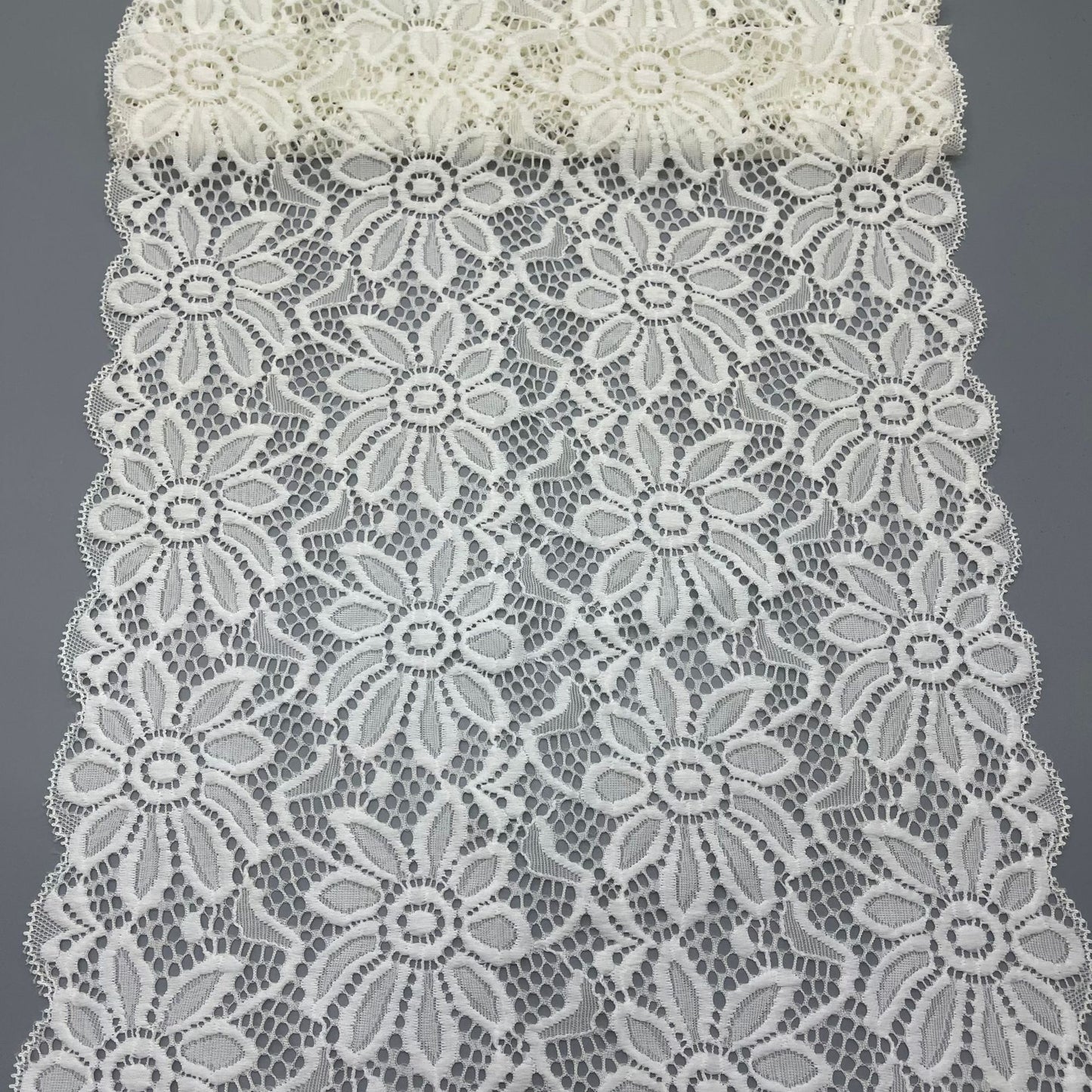 freedombeauty|28cm European and American Lace Handmade Wedding Dress Accessories Nylon Hollow Lace Trim High-end Design Edging