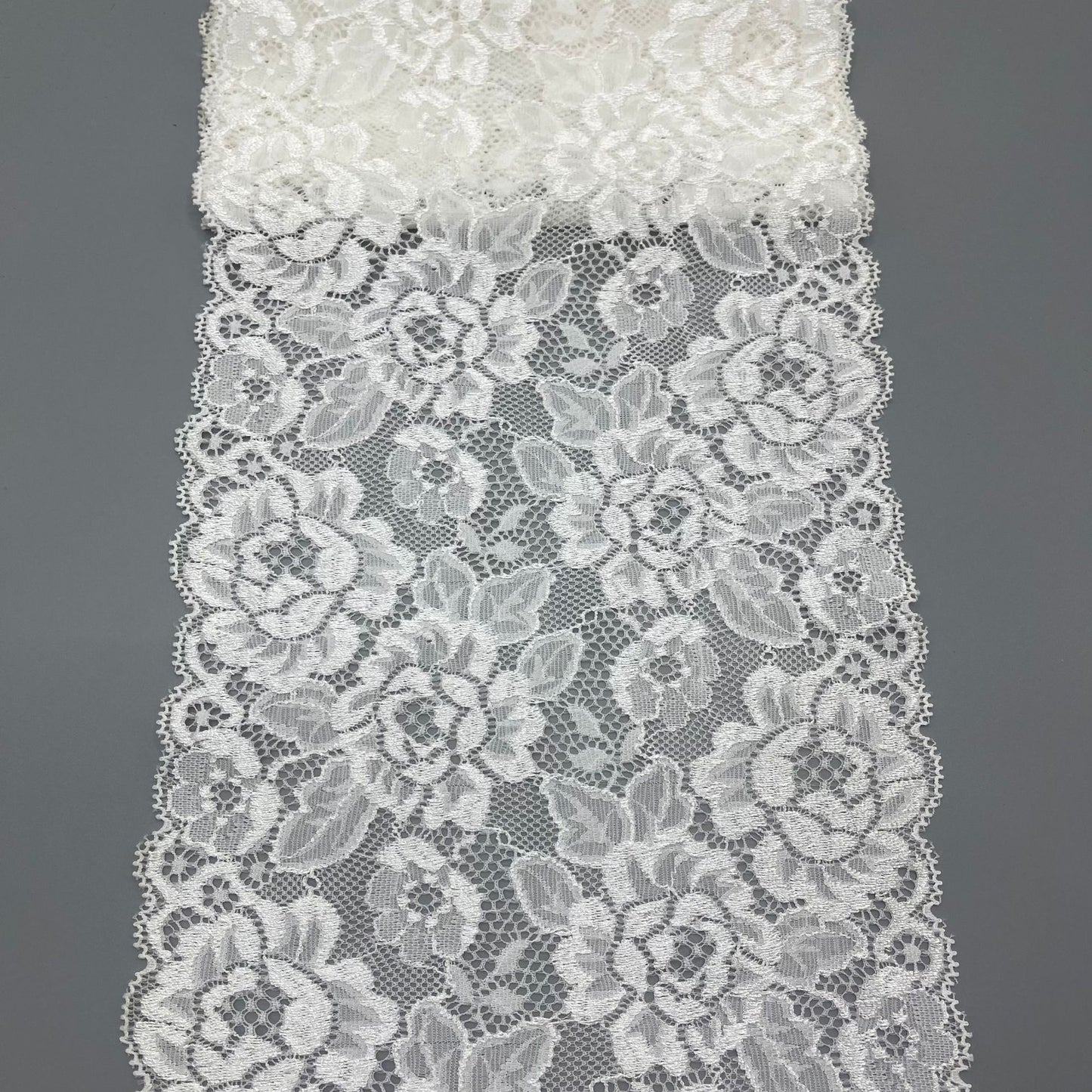 freedombeauty|18cm Exquisite White Nylon Lace Trim Wedding Dress Handmade Accessories Hollow Design Clothing Lace