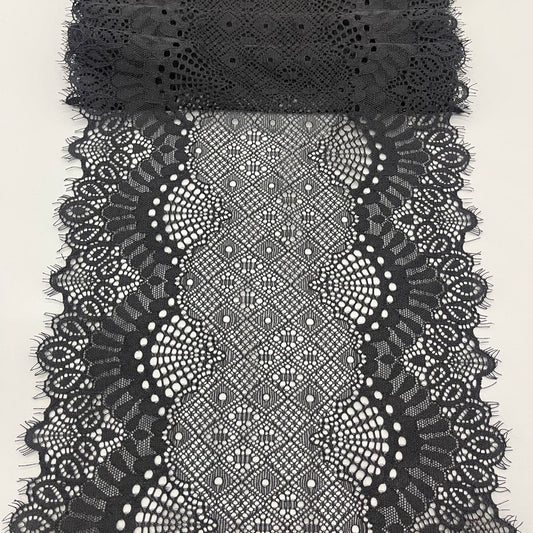 freedombeauty|20CM Elastic Eyelash New Hollow Fabric Eyelash Lace DIY Wedding Dress Lingerie Lace Trim