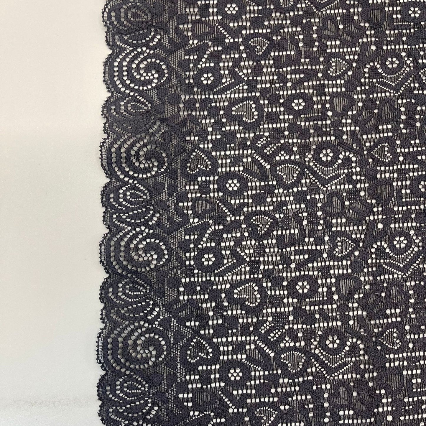 freedombeauty|23CM Exquisite White Elastic Lace Trim Nylon Wedding Dress Hollow Design Accessories DIY Wedding Dress Making