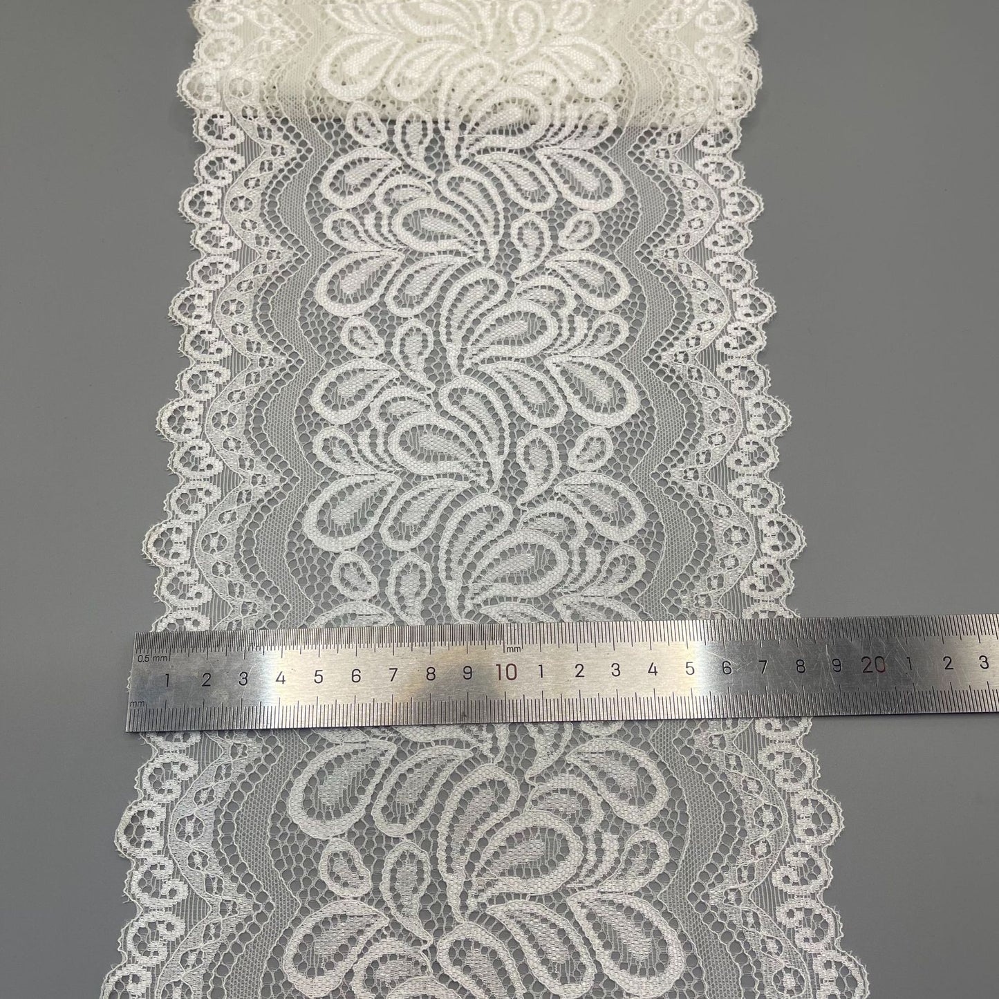 freedombeauty|18CM Multi-color Customizable Nylon Elastic Hollow Lace Trim Handmade Lace