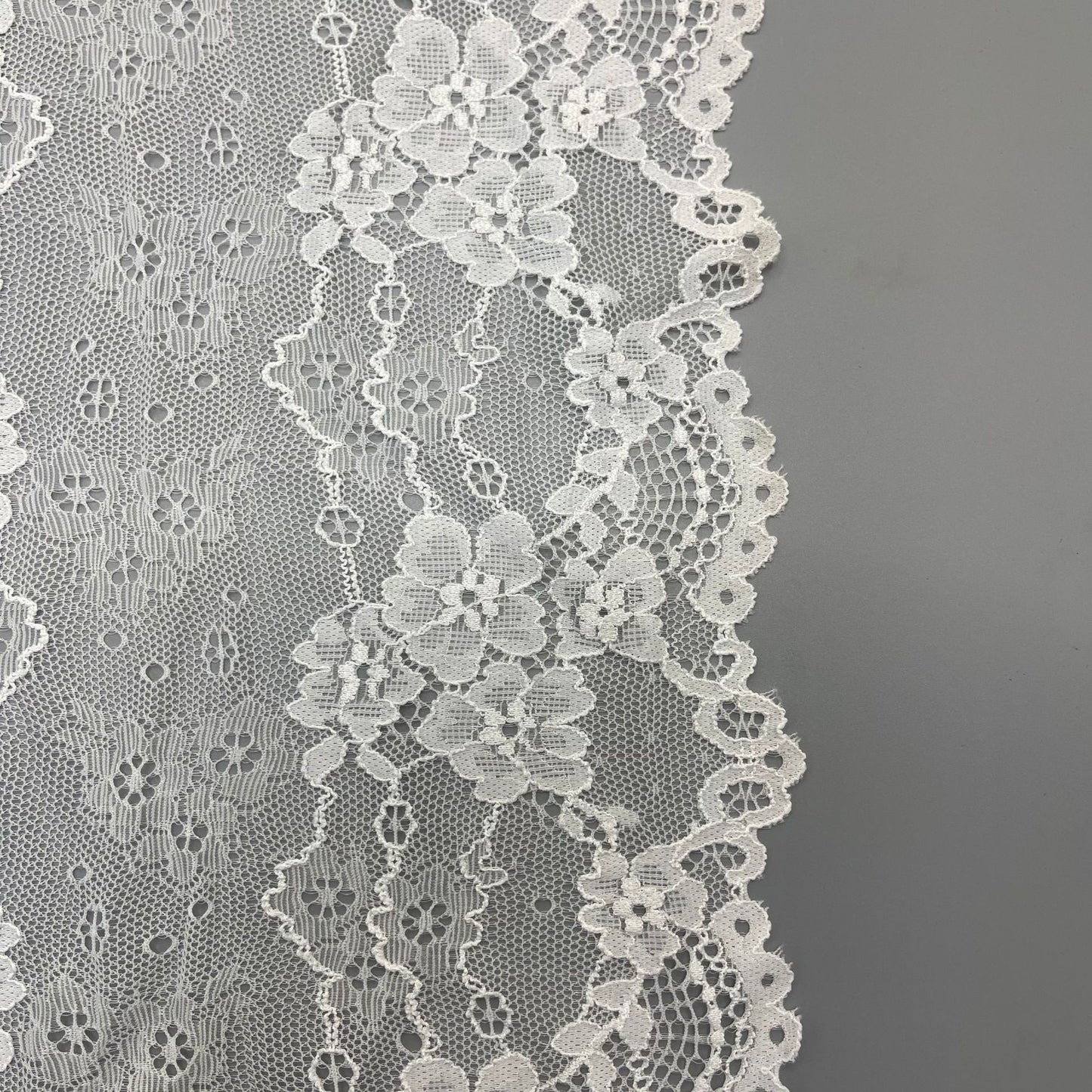 freedombeauty | 21CM Wavy Elastic Lace Trim for Clothing Lingerie Accessories DIY Wedding Dress Decoration