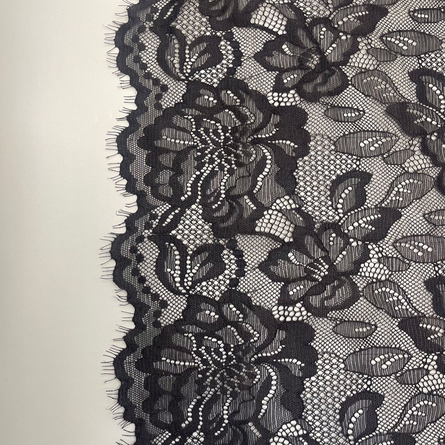 freedombeauty|30CM Elastic Eyelash Elastic Lace Trim for Lingerie, Underwear, Women's Dresses, Clothing, Curtains Elastic Lace Fabric