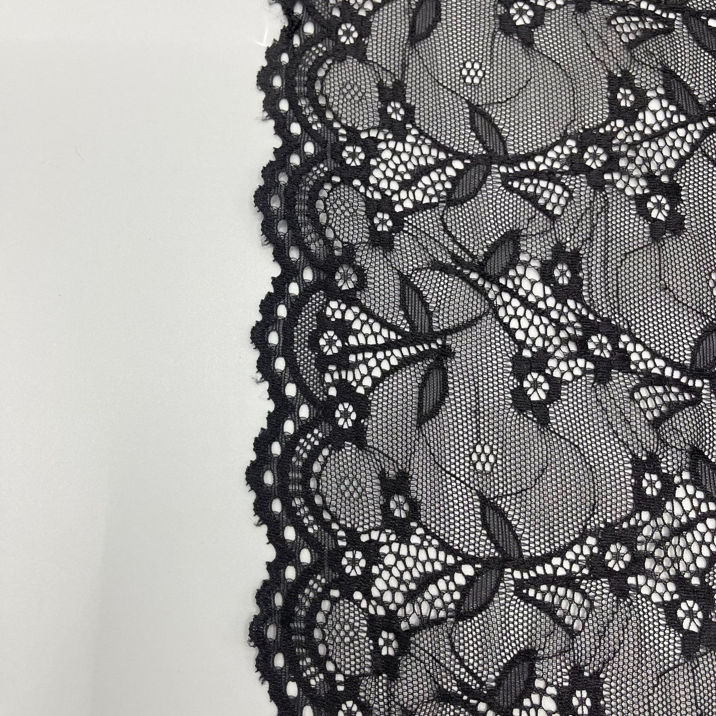 freedombeauty|18cm Elastic Lace Nylon Lace Trim Handmade Wedding Dress Accessories Hot Selling Elastic