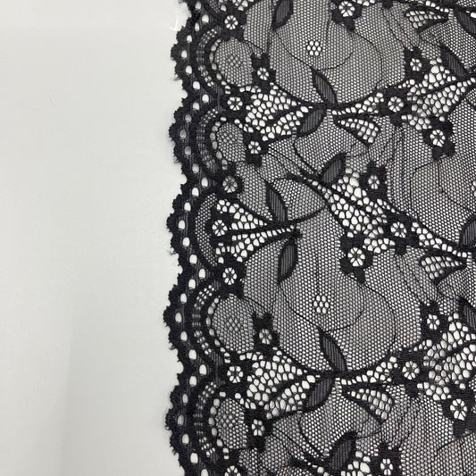 freedombeauty|18cm Elastic Lace Nylon Lace Trim Handmade Wedding Dress Accessories Hot Selling Elastic