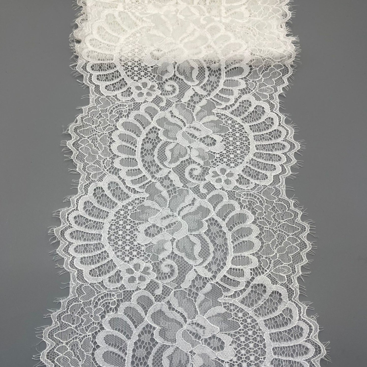 freedombeauty|18CM Elastic Eyelash High-end French Lace Trim Clothing Lingerie Wedding Dress Accessories