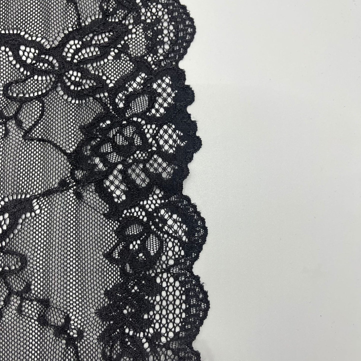 freedombeauty|17cm Elastic White Handmade Wedding Dress Lace Hollow Lace Nylon Garment Accessories Custom Lace