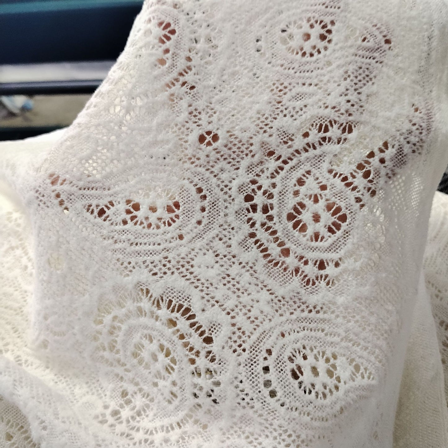 freedombeauty|Hot-Selling Fleece Polyester Lace Fabric Nylon Stretch Lace Fabric Rose Dress Fabric Lace Trim Clothing