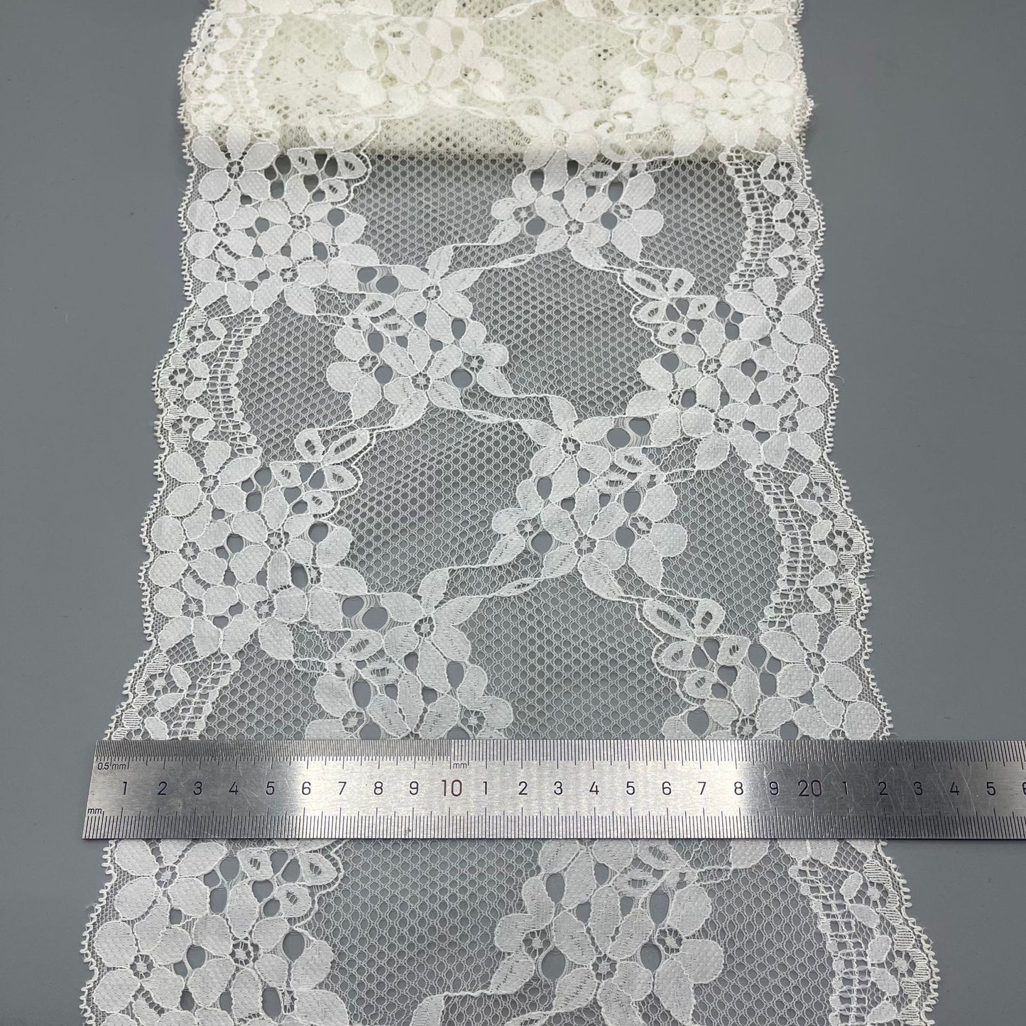 freedombeauty|22CM Stretch Lace Trim Lingerie Underwear Women's Dress Clothing Curtain Stretch Fabric