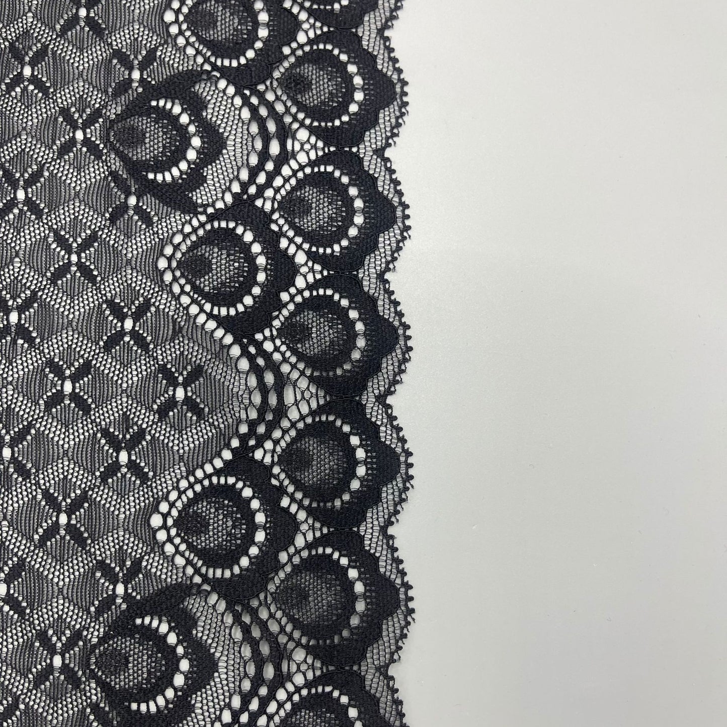 freedombeauty|18CM Elastic Guipure Lace Knitted Nylon Silk Wedding Dress Lingerie Clothing Lace