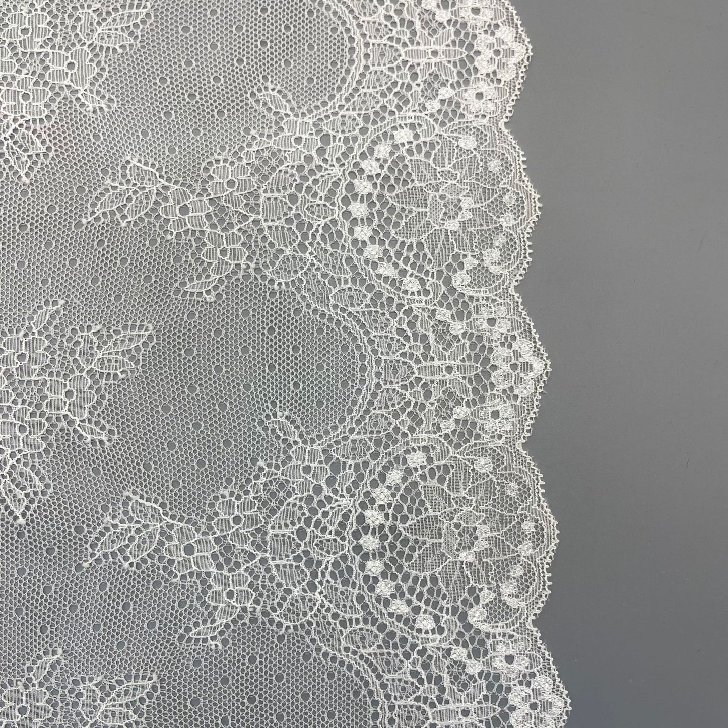 freedombeauty|30CM High Elastic Lace Trim for Wedding Dress Decoration In Stock