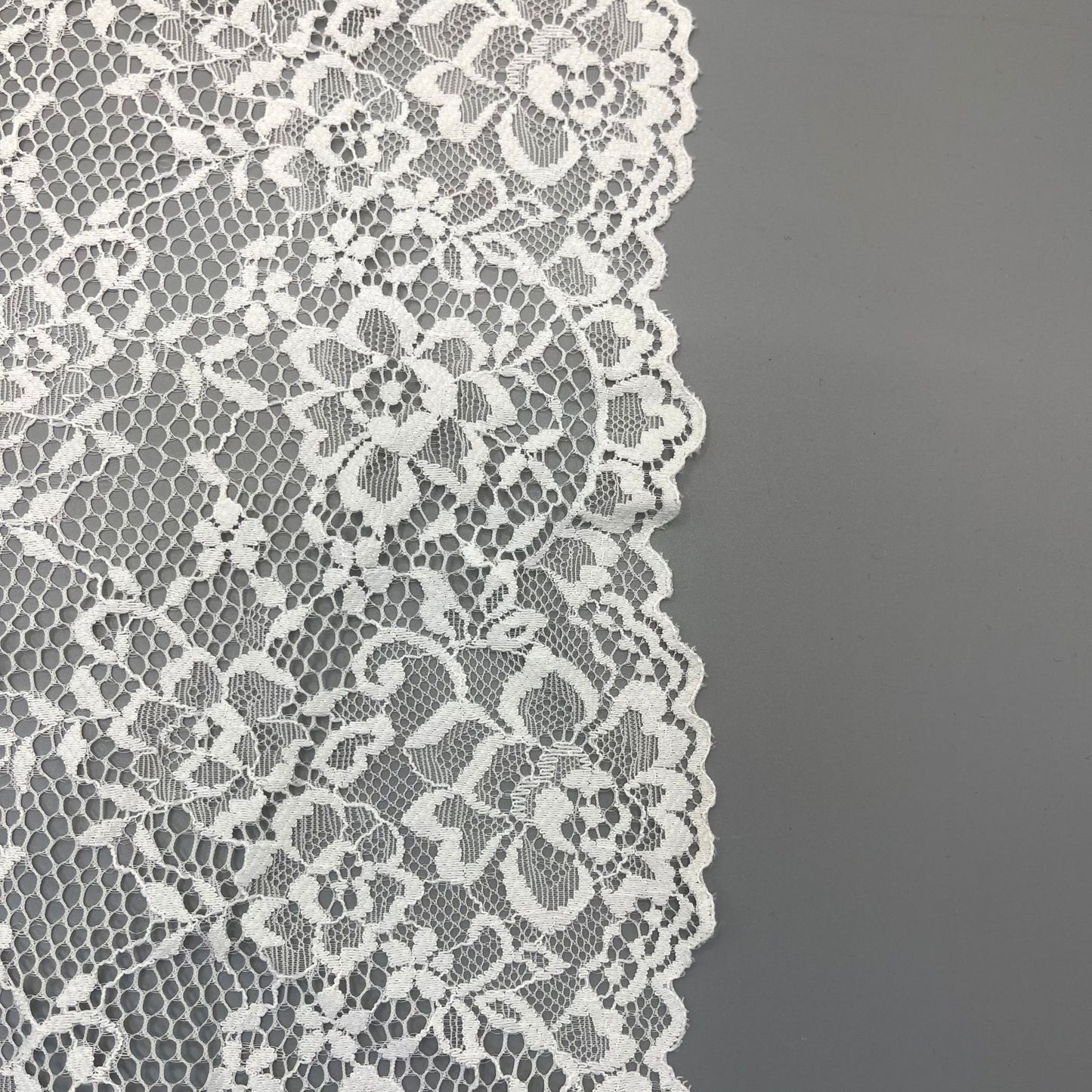 freedombeauty|21CM Lace Trim Rose Shape Elastic Lace Dense Pressed Design