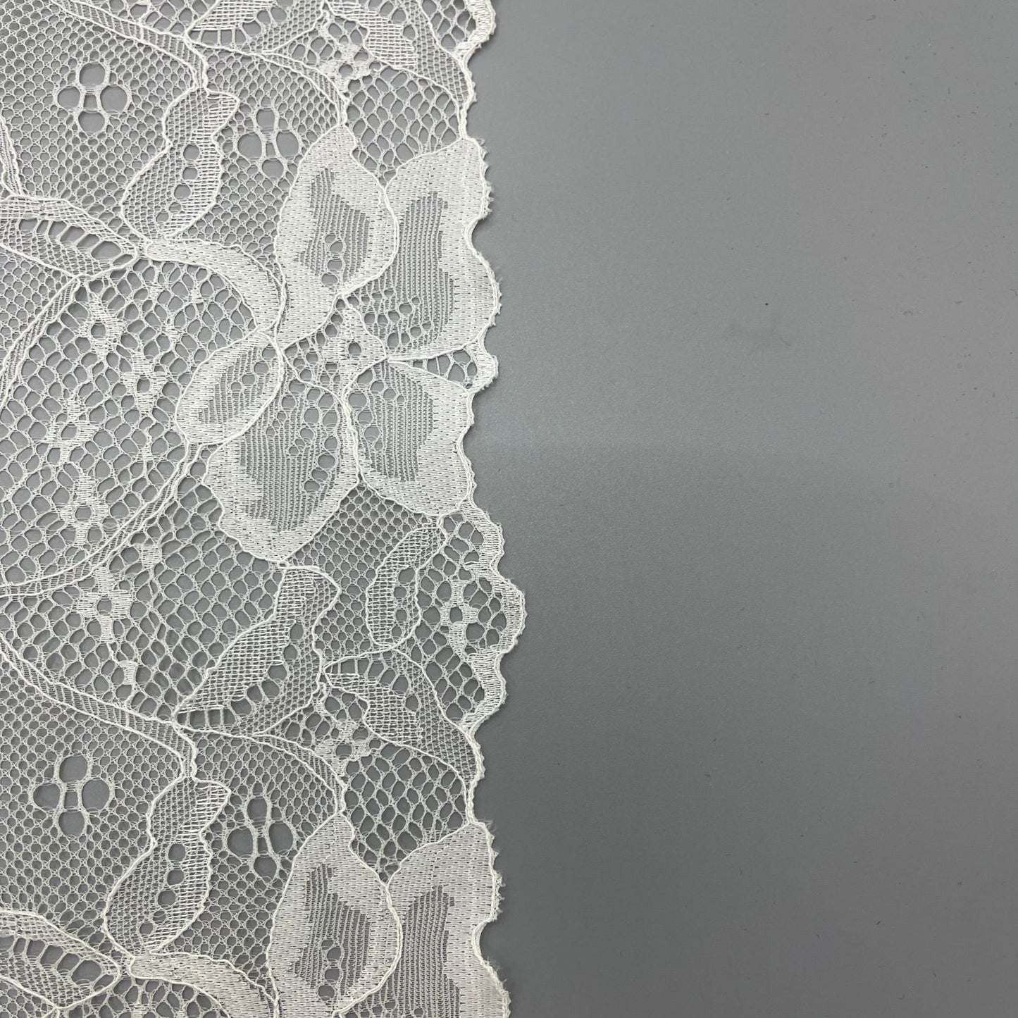 freedombeauty|17CM Nylon Lace Trim Handmade Wedding Dress Decoration White Elastic Hollow Lace High-end Lace