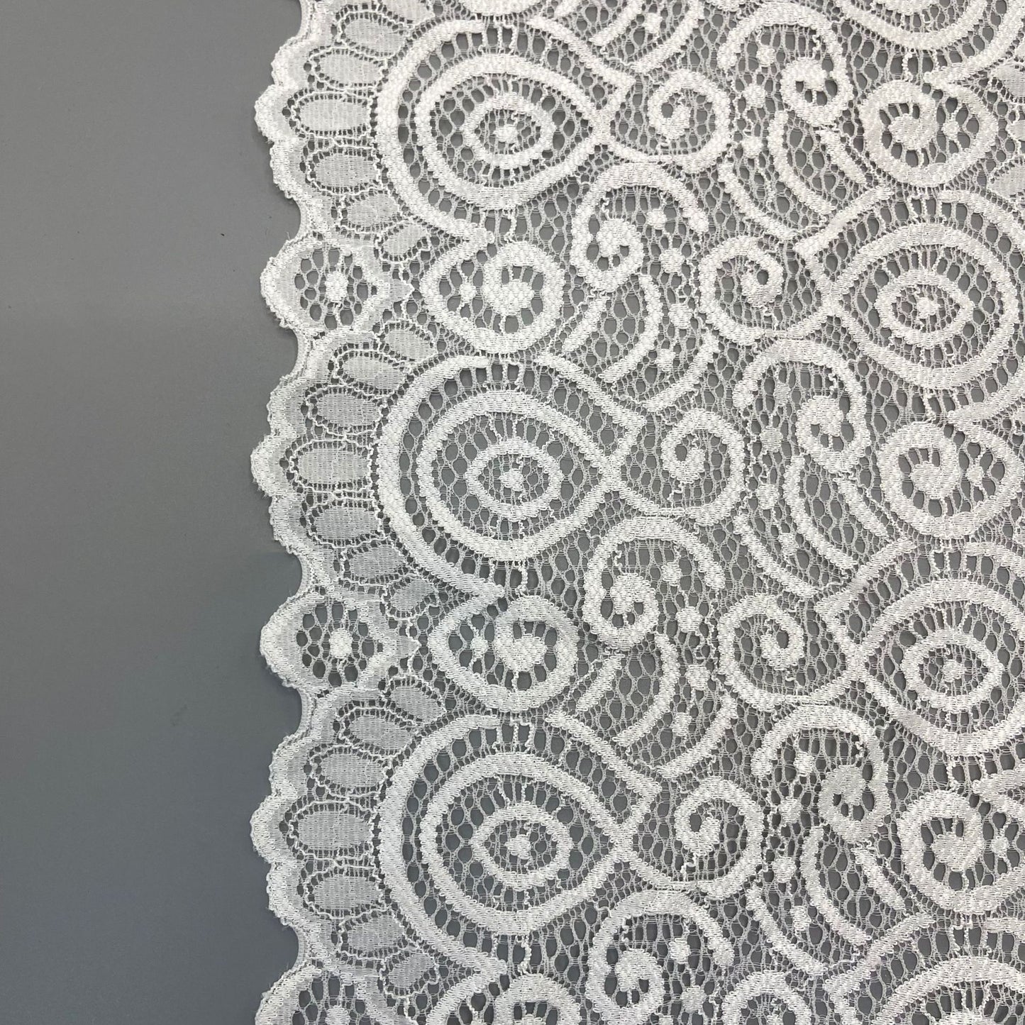 freedombeauty|18CM Soft Nylon Spandex Black and White Sock Decoration Elastic Lace Trim DIY Women's Vest