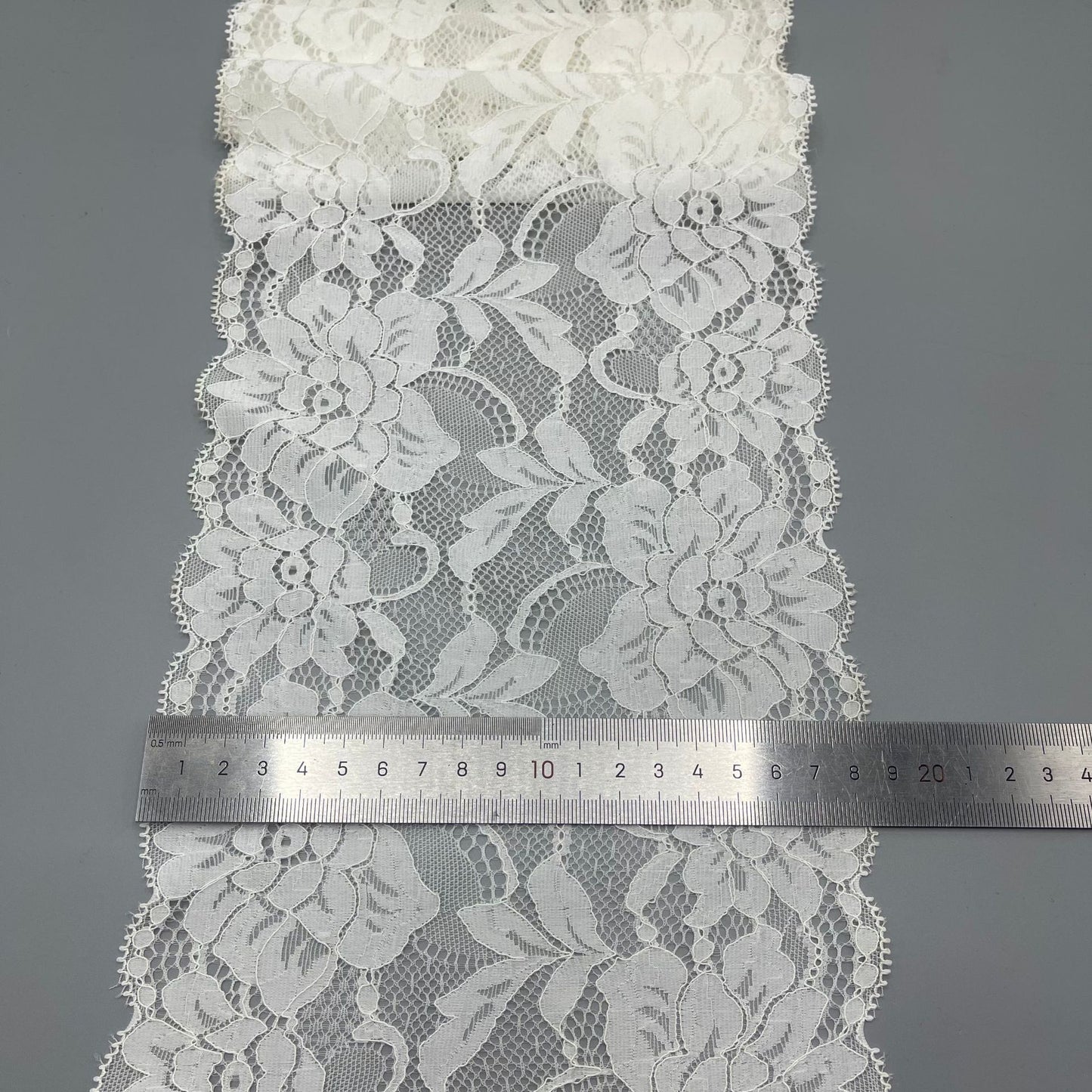 freedombeauty|18CM Lace Elastic Trim for Skirts, Children's Clothing, Wedding Dress Decoration, Clothing Hem