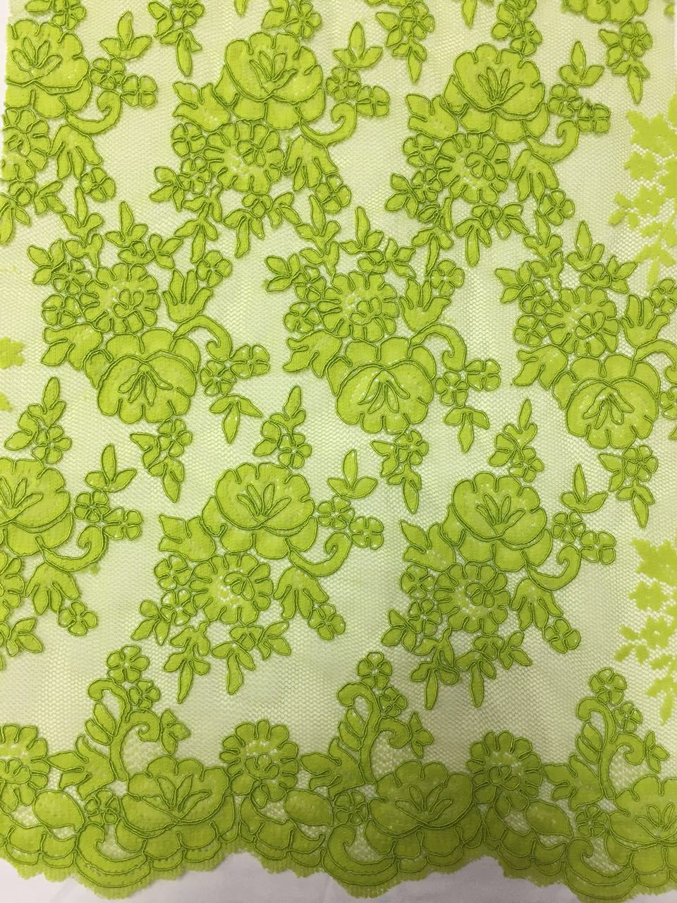 Freedombeauty | in Stock Lace Car Strand Fabric Wedding Dress Veil Special Fabric