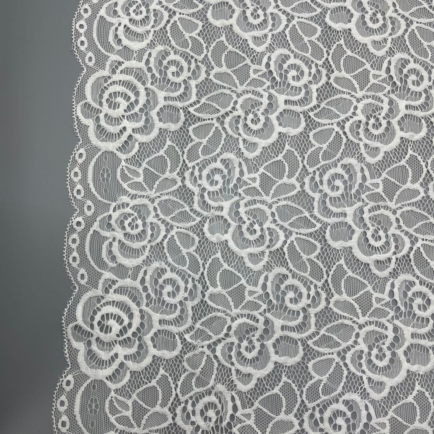 freedombeauty|42CM In Stock Supply Non-Elastic Lace Wide Trim DIY Wedding Dress Car Doll Trim