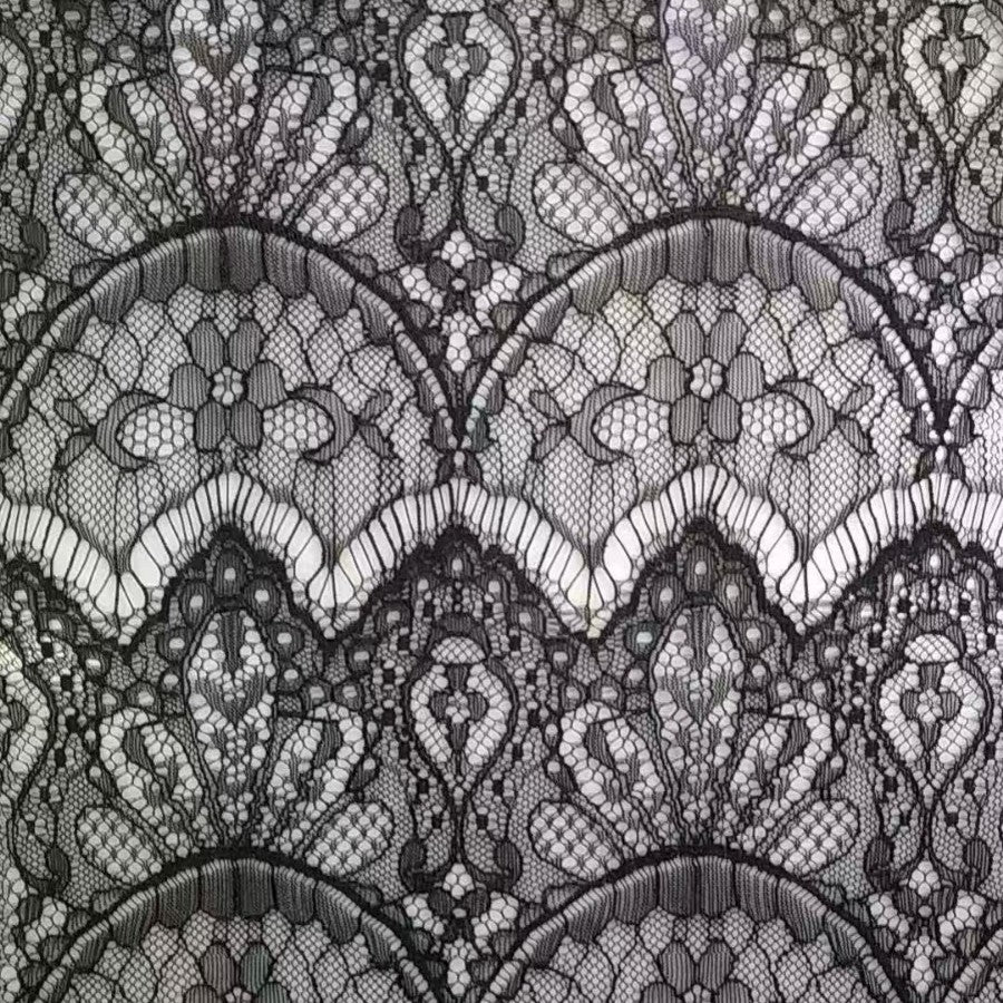 freedombeauty | Direct Sale In Stock 2024 Spring Summer New Cotton Linen Mesh Fabric Skirt Women's Lace Trim Fabric