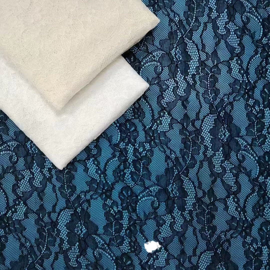 freedombeauty|Stretch Lace Fabric Dress Clothing Fabric Nylon Mesh Lace Trim Hollow Mesh Sexy Mesh Fabric