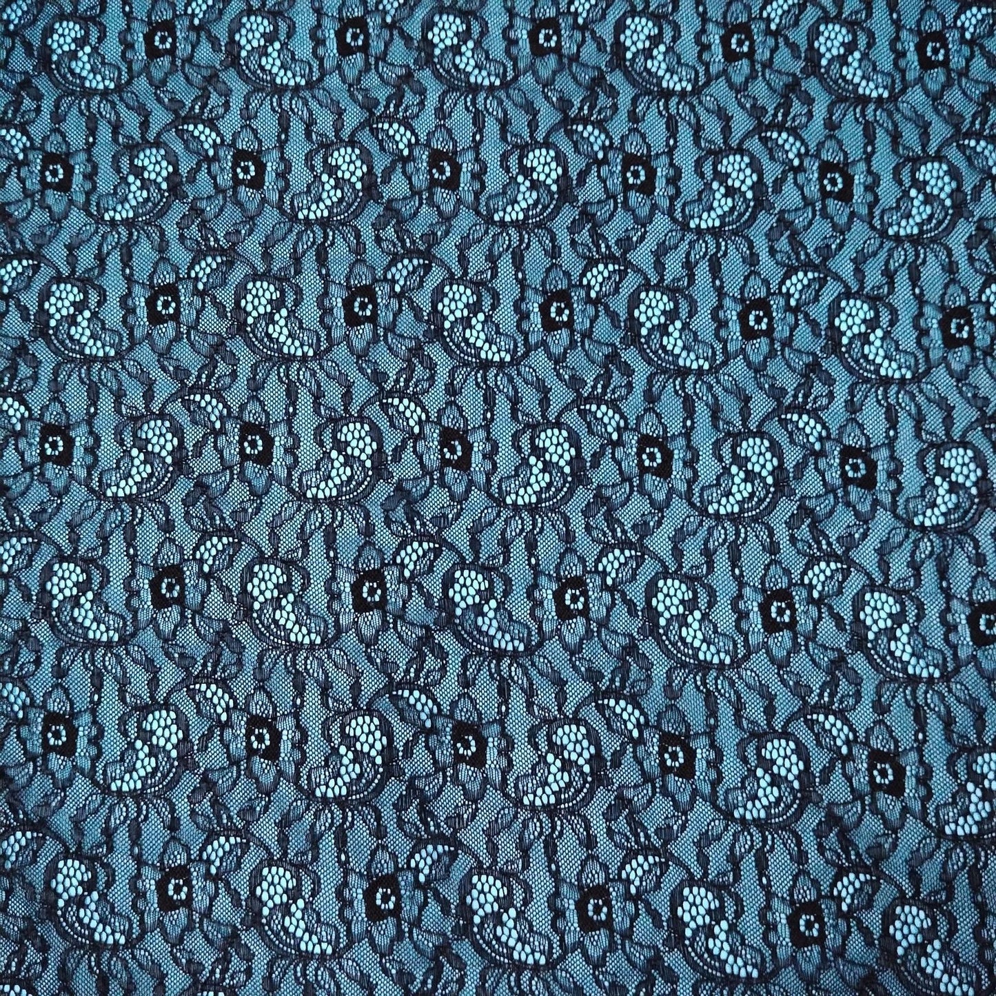 freedombeauty|Stretch Lace Fabric Paisley Small Flower Dress Clothing Fabric Mesh Lace Trim Hollow Mesh Sexy