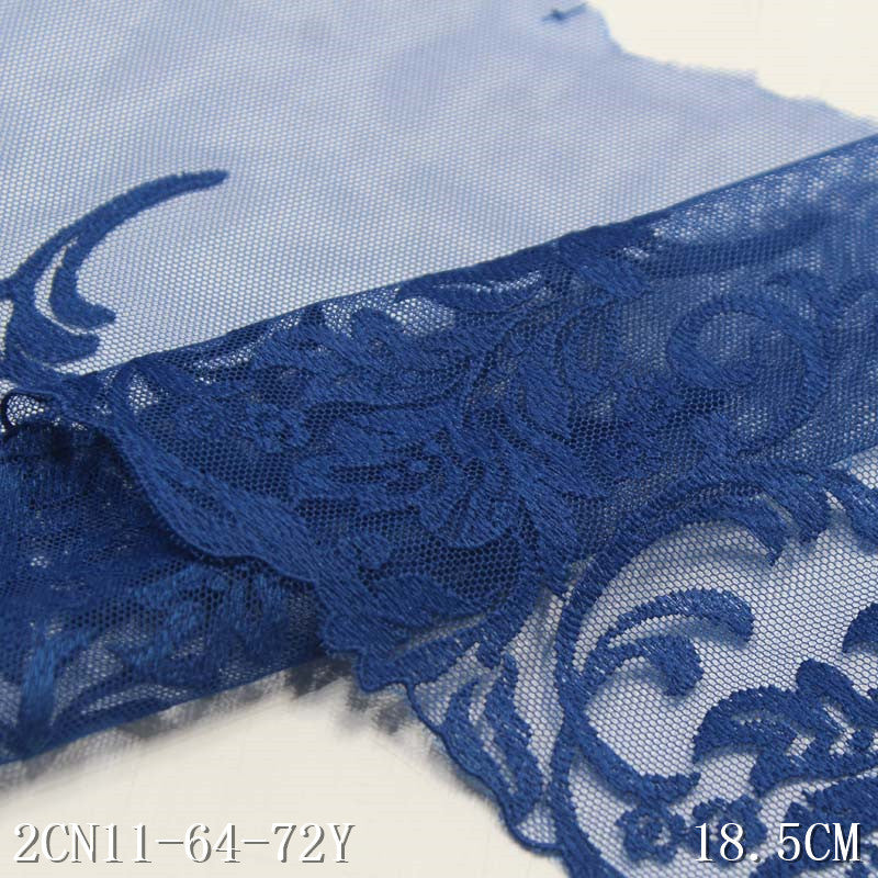 【1pack】-Freedombeauty | Two Blue Two Specifications Mesh Polyester Thread Thorns Embroidery Lace Accessories Curtain Sofa Cushion Lace