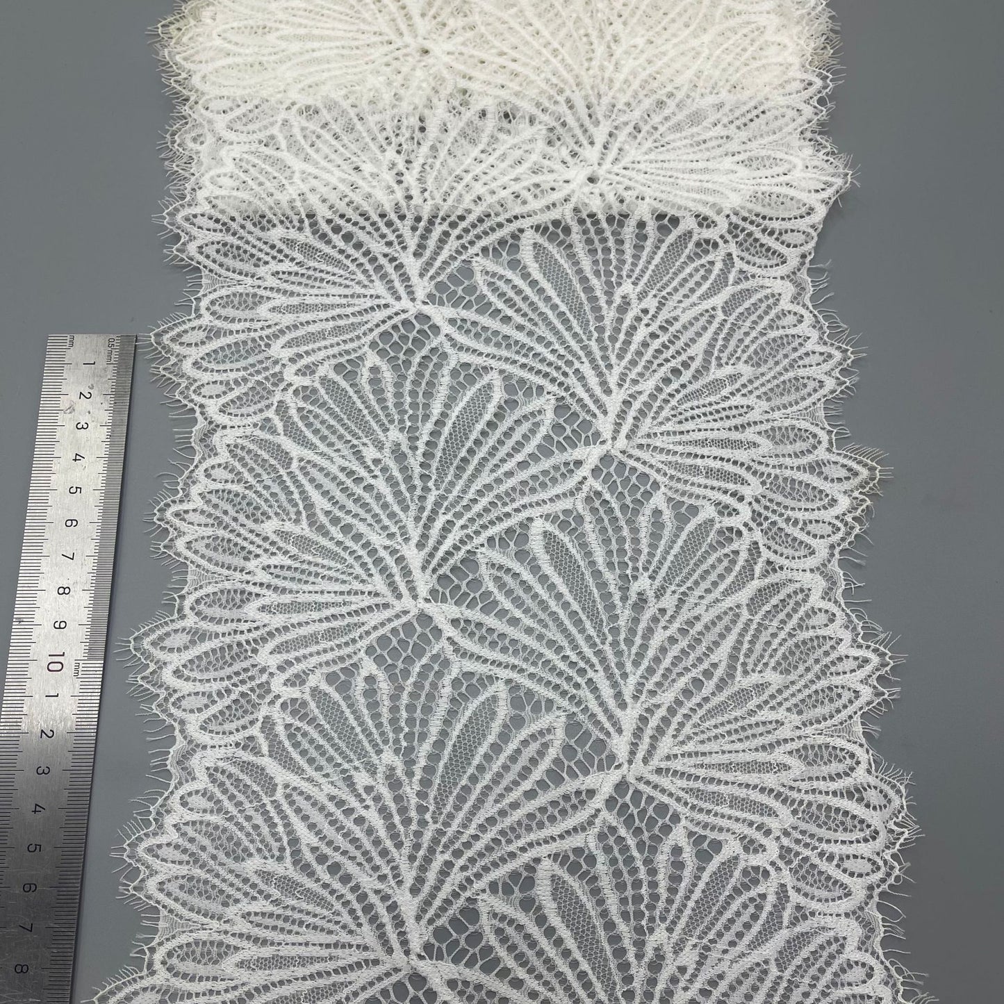 freedombeauty|20CM Elastic Eyelash Knitted Elastic Lace Trim Nylon Soft Lace Trim Home Textile, Underwear, Curtain